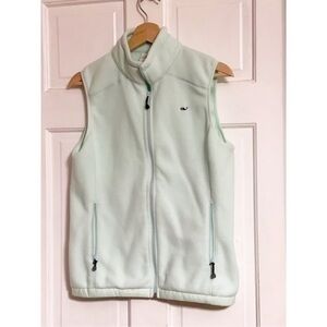 Vineyard Vines Green  Fleece Vest Sz XS